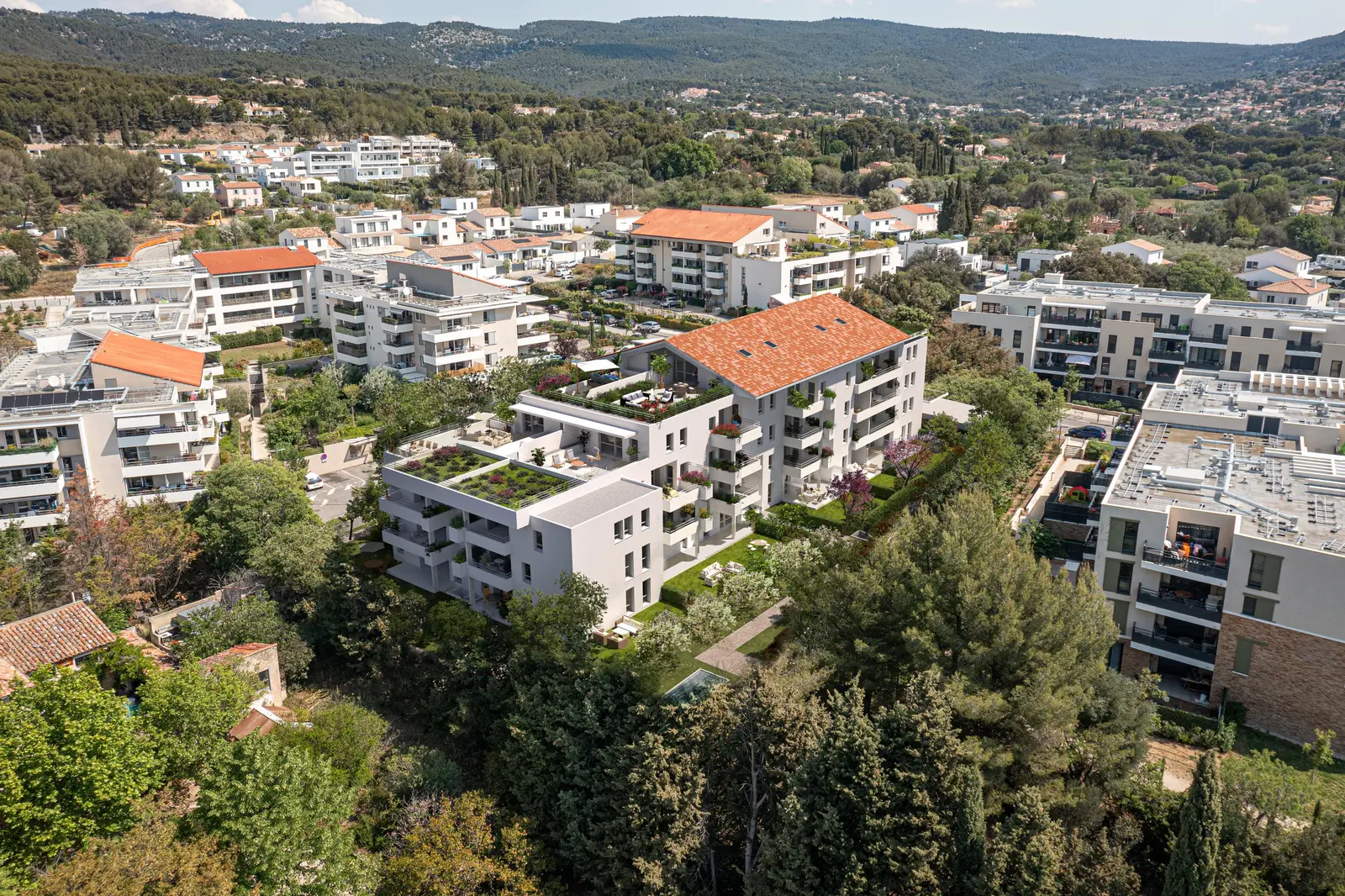 Le Jardin d'Augusta à La Ciotat — vue du programme neuf