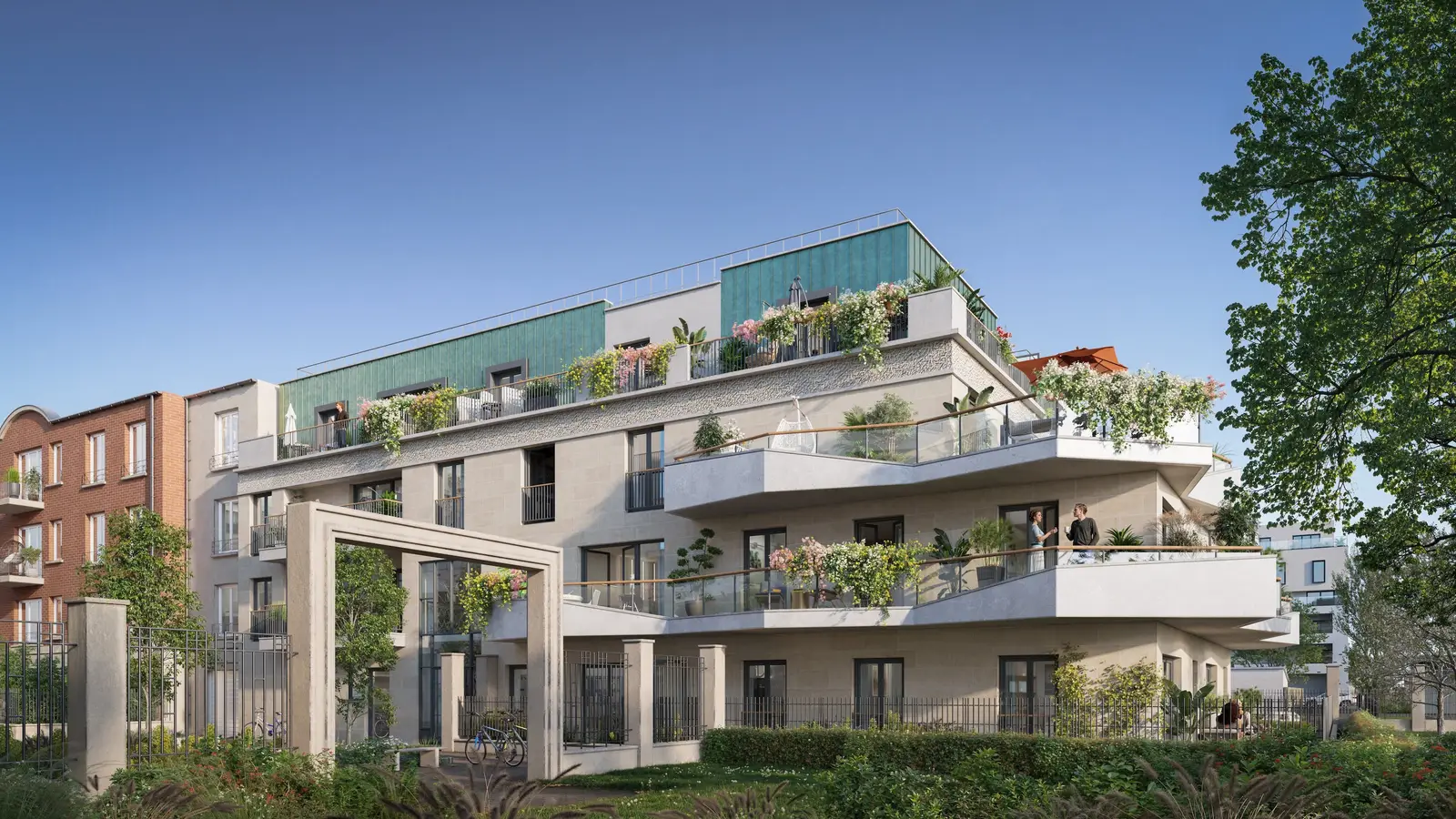 Le Majestic à Asnières-sur-Seine — vue du programme neuf