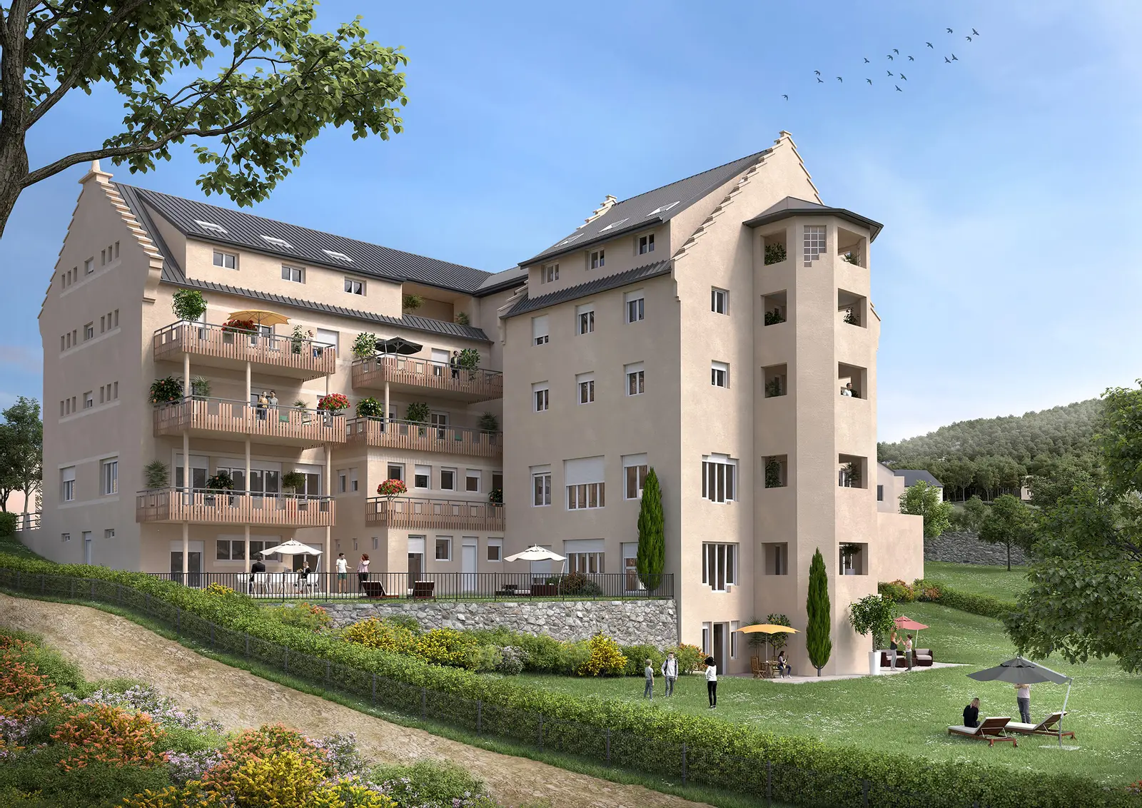 Le Moucherotte à Saint-Nizier-du-Moucherotte — vue du programme neuf