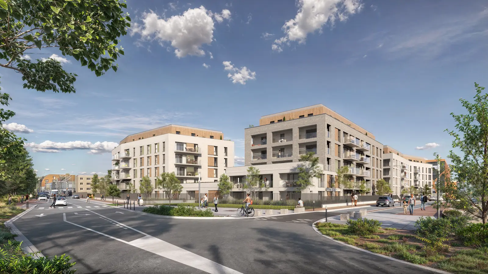 Le Quai des six à Calais — vue du programme neuf