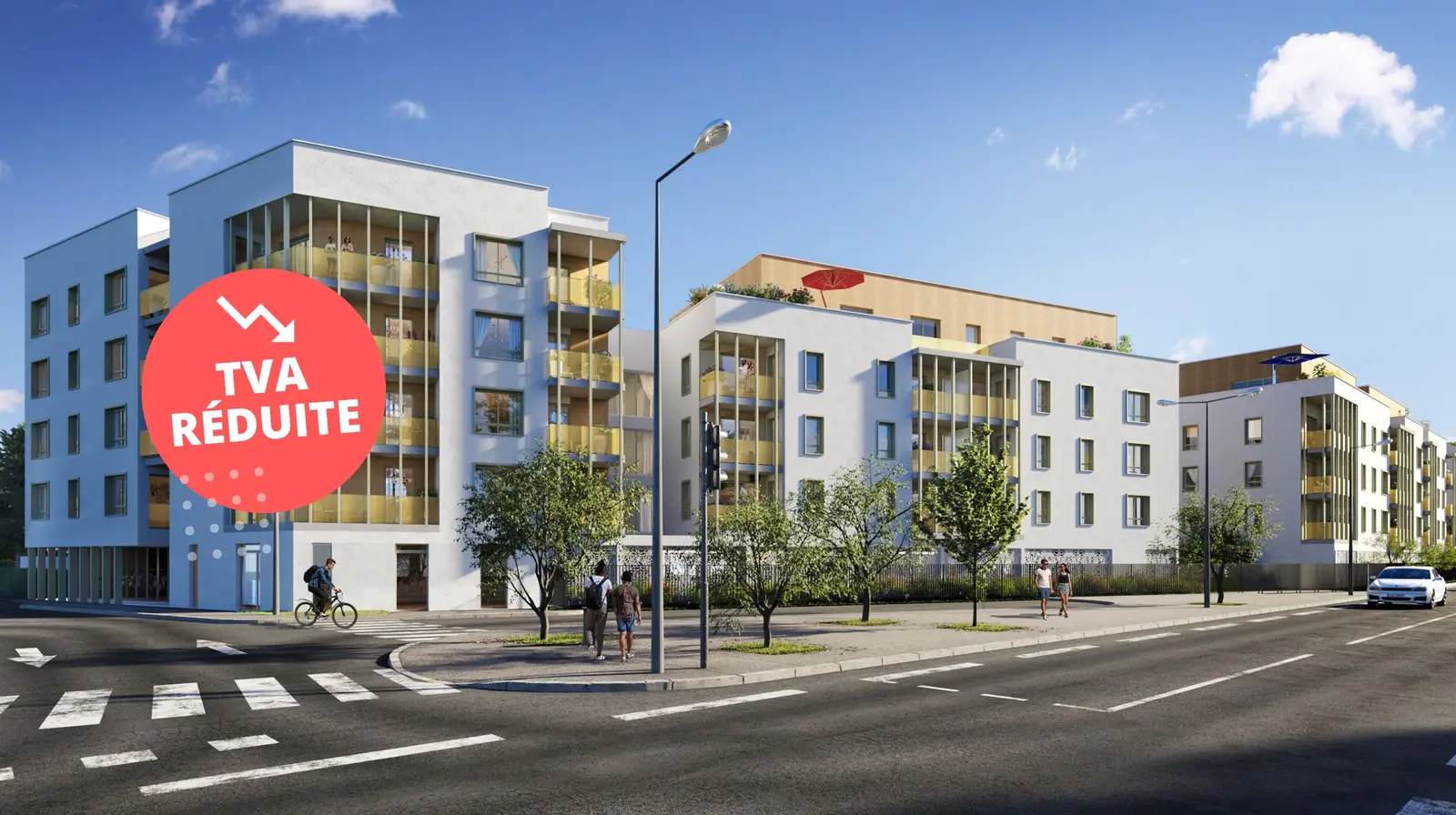 LE STADIUM à Givors — vue du programme neuf