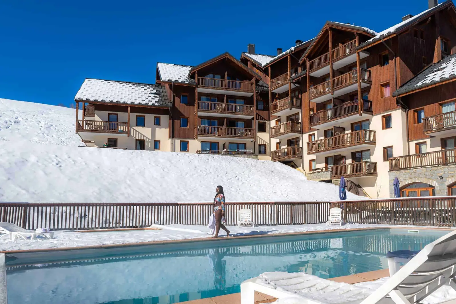 Les Alpages du Corbier à Villarembert — vue du programme neuf