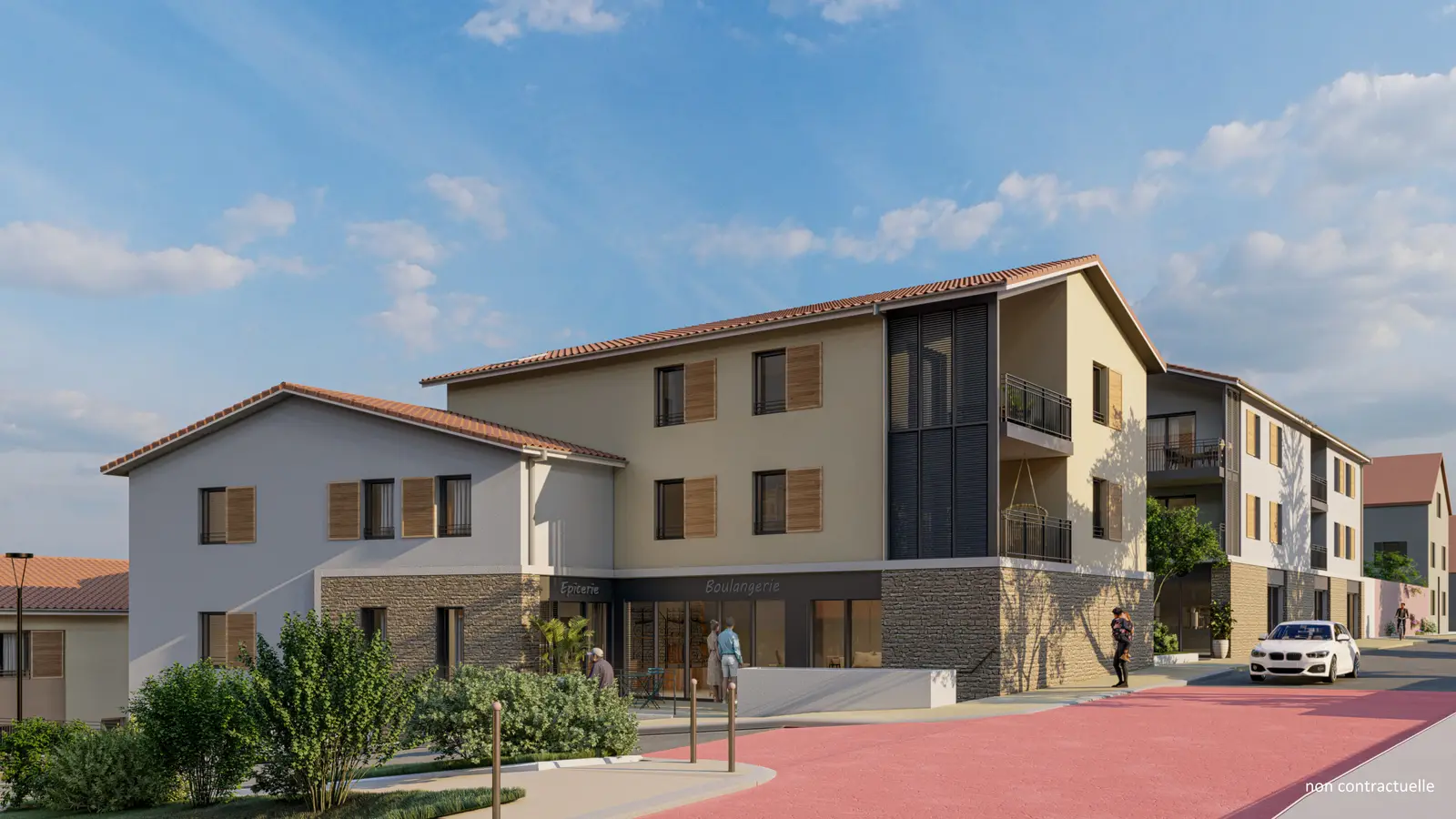 Les Aquarelles à Marcilly-d'Azergues — vue du programme neuf