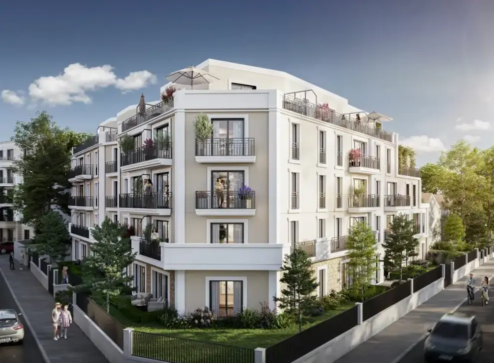 LES BELCROISEES à Le Perreux-sur-Marne — vue du programme neuf