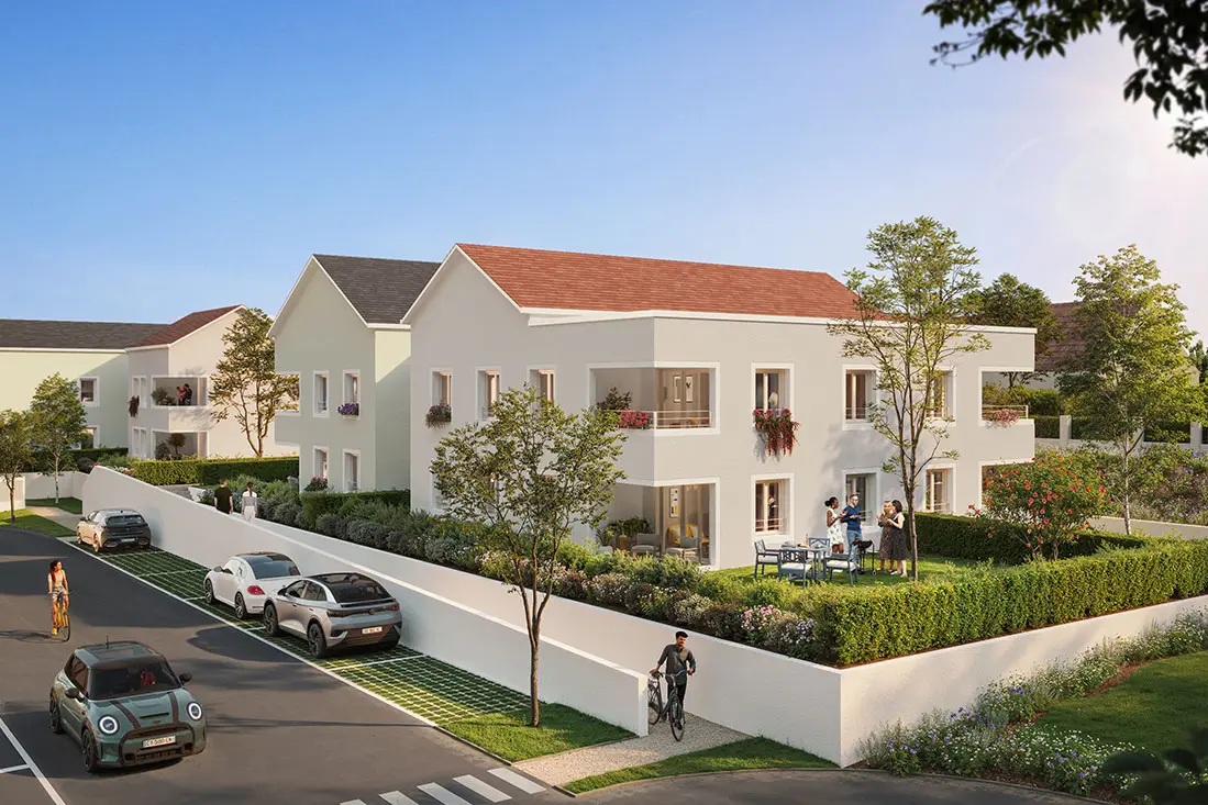 LES COTEAUX DE LA DHUYS - Bâtiment C à Dampmart — vue du programme neuf
