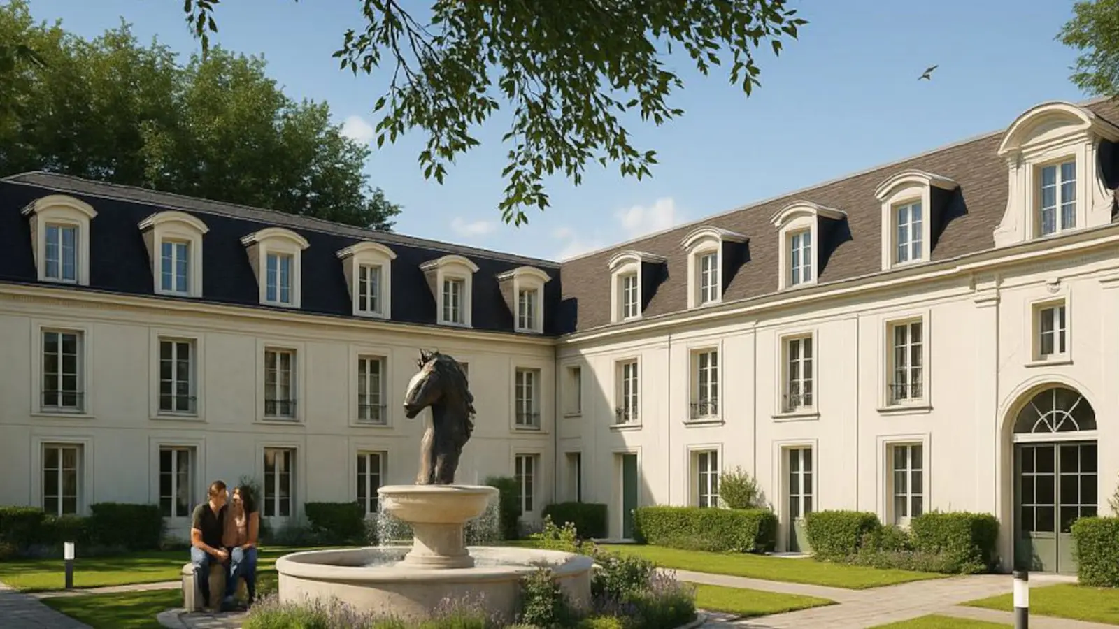 Les Ecuries du château d’Hanneucourt — visuel