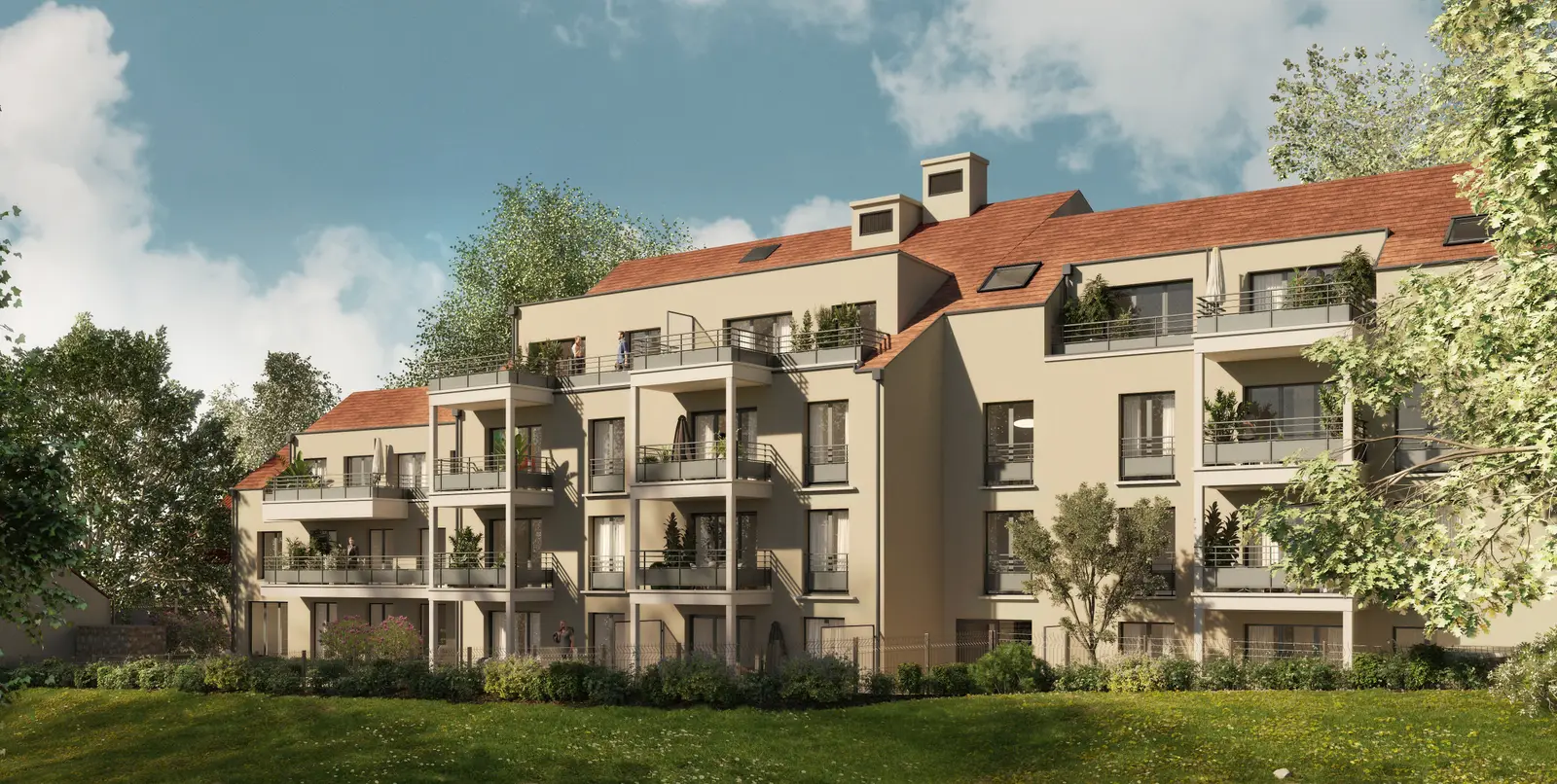 LES JARDINS D'AVIGNOU à Plaisir — vue du programme neuf