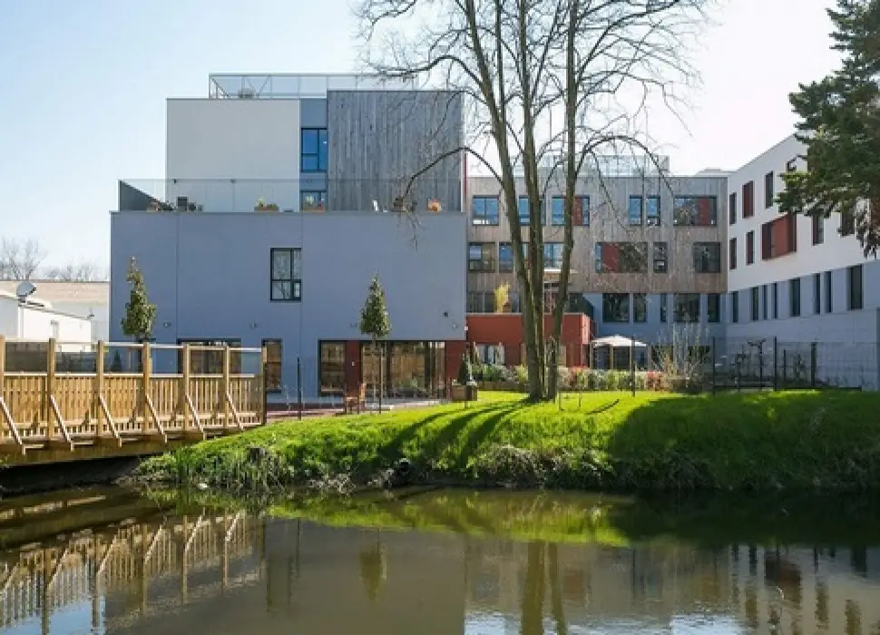 Les jardins d'Hermine à Rennes — vue du programme neuf