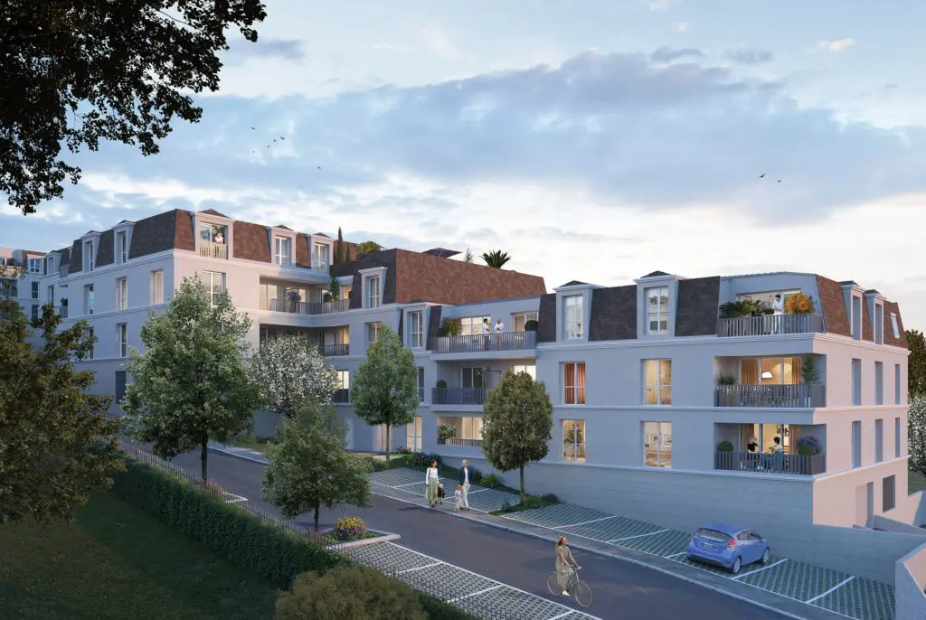 Les Jardins de Fréville, development visual in Égly