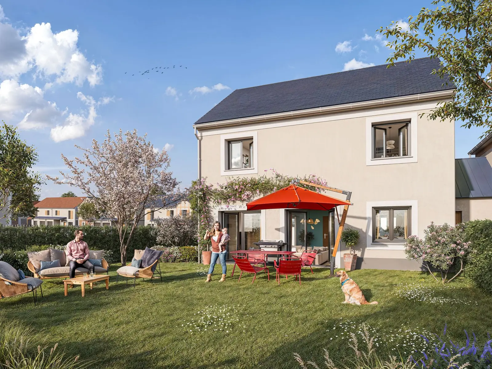 LES JARDINS DE JEZZINE à Compiègne — vue du programme neuf