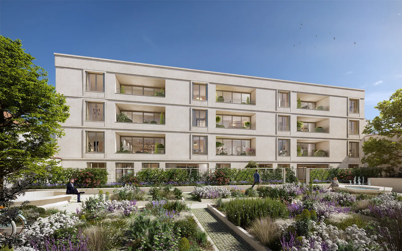 Les Jardins de l'Oratoire, development visual in La Rochelle