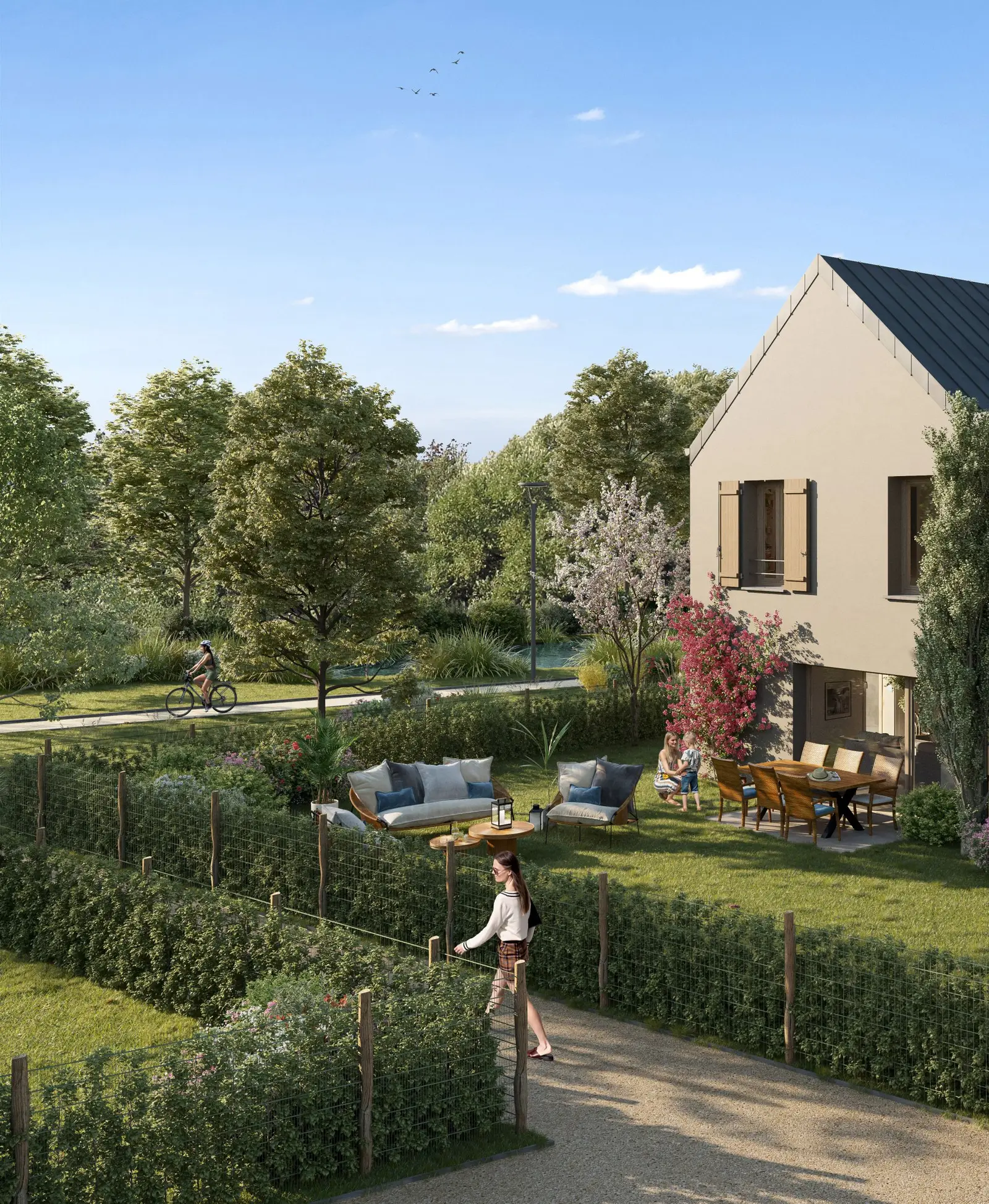 Les Jardins de la Chênaie, development visual in CHAMPHOL