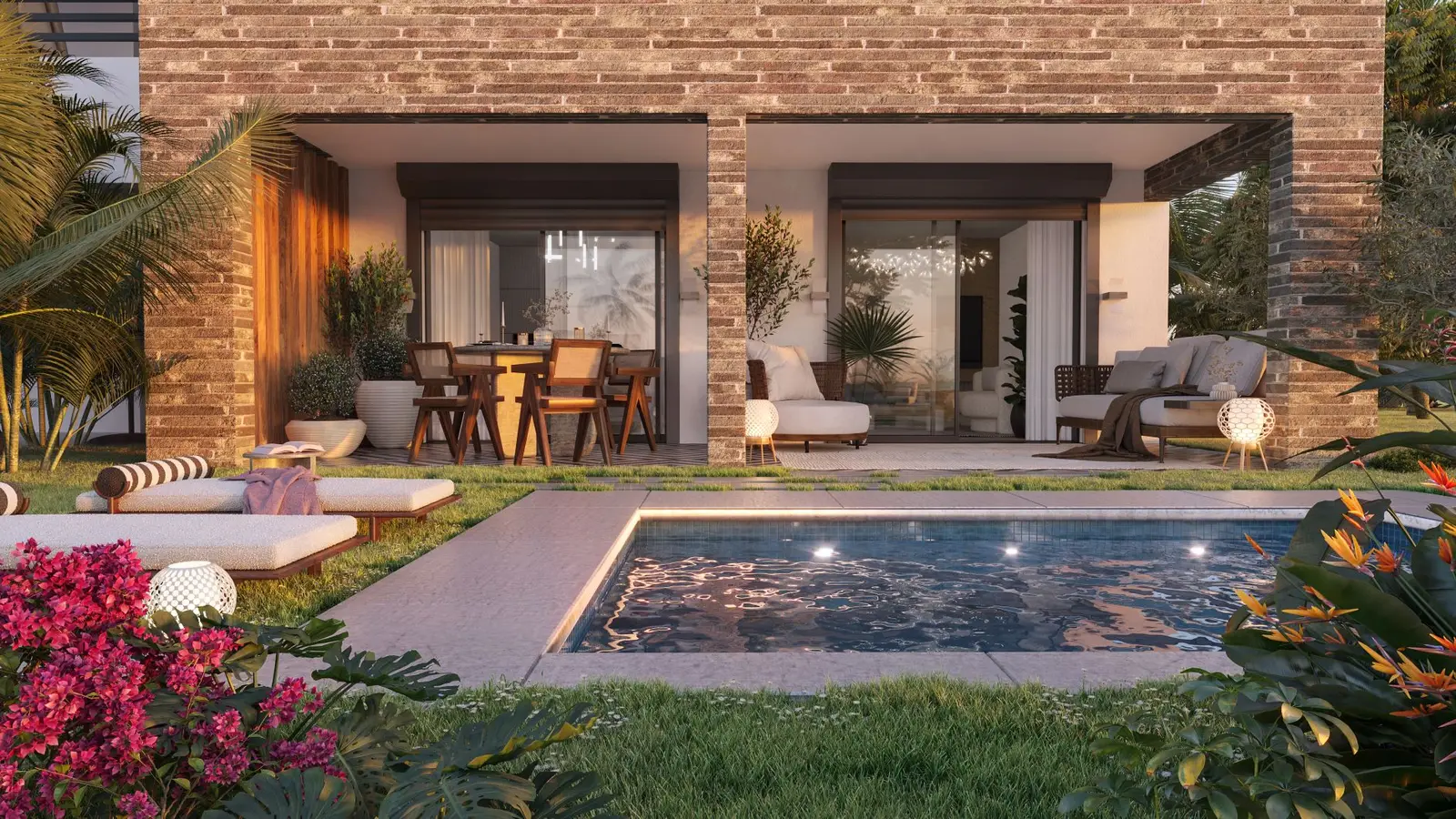 Les Jardins de la Grande Caye, development visual in SAINT-MARTIN