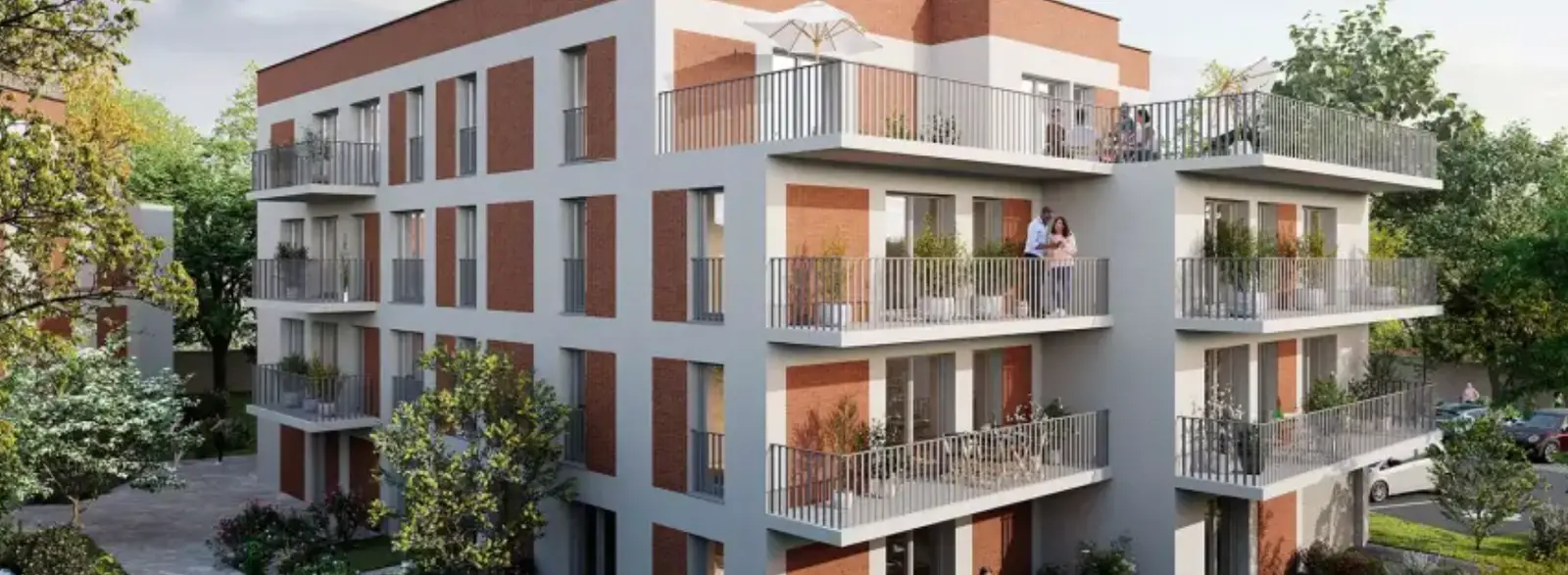 LES JARDINS DE LA MARNE à Lagny-sur-Marne — vue du programme neuf