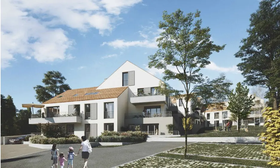 LES JARDINS DE LA SEINE à Saint-Pierre-du-Perray — vue du programme neuf