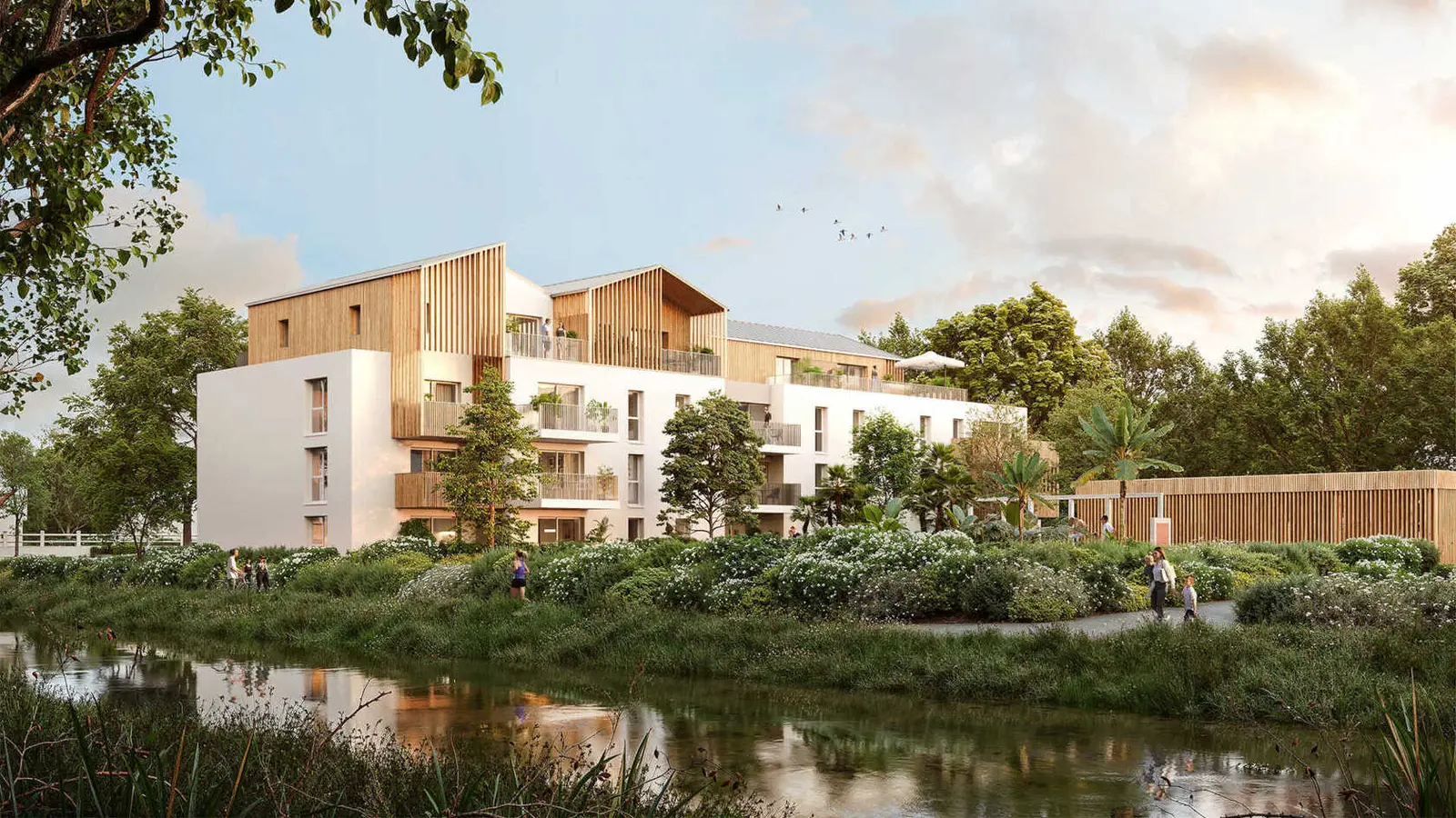 Les Jardins de la Varenne à Fleche — vue du programme neuf