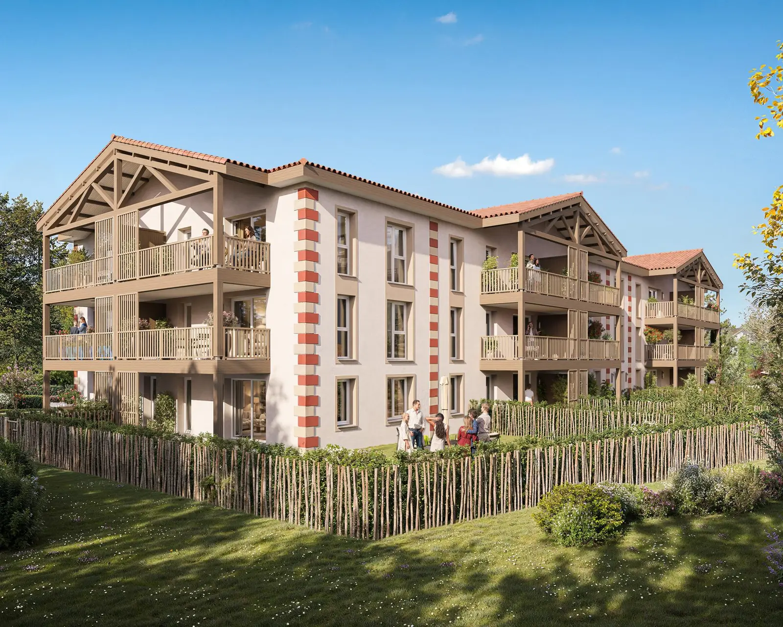 Les Jardins de Tudela, development visual in SAINT-PIERRE-DU-MONT
