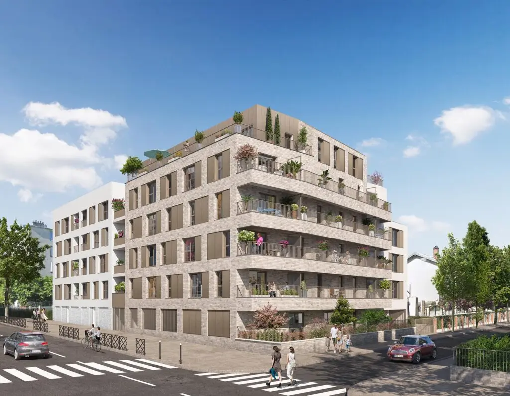 Les Jardins du Parc, development visual in Stains