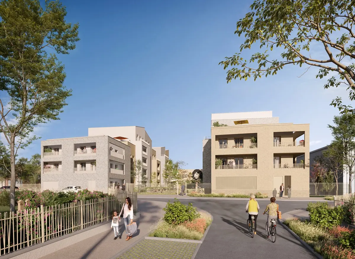 LES JARDINS DU PELVOUX à Orly — vue du programme neuf
