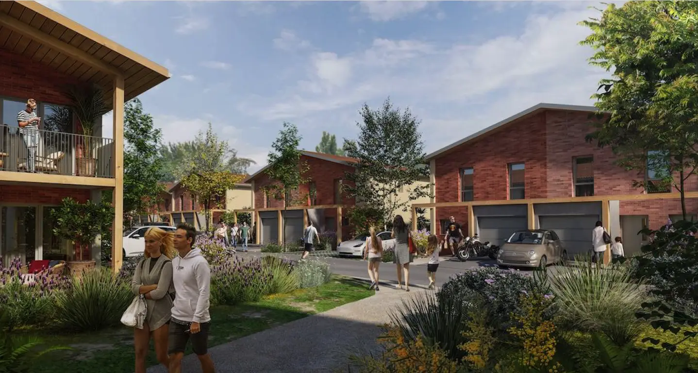 LES JARDINS ETOILES à Pessac — vue du programme neuf