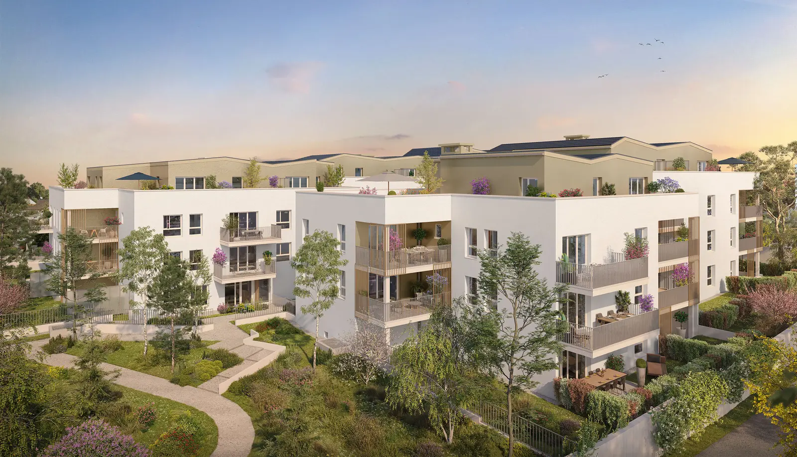 Les Jardins Gabriel, development visual in ARCUEIL