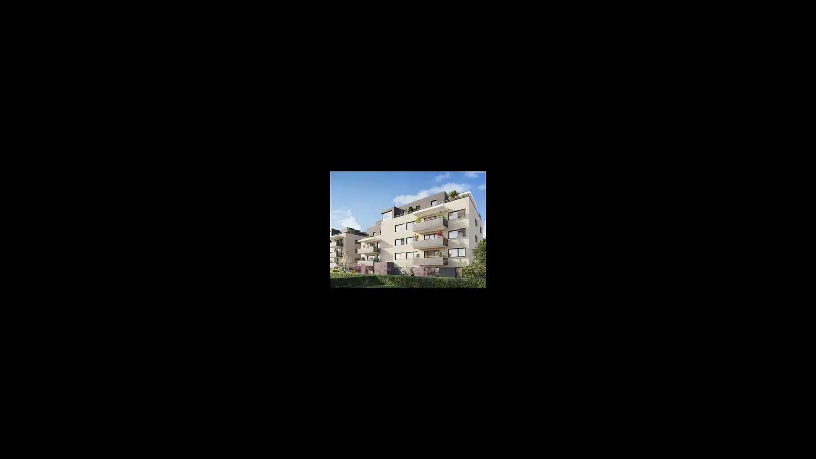 LES PAVILLONS D'ADELE à THONON-LES-BAINS — vue du programme neuf