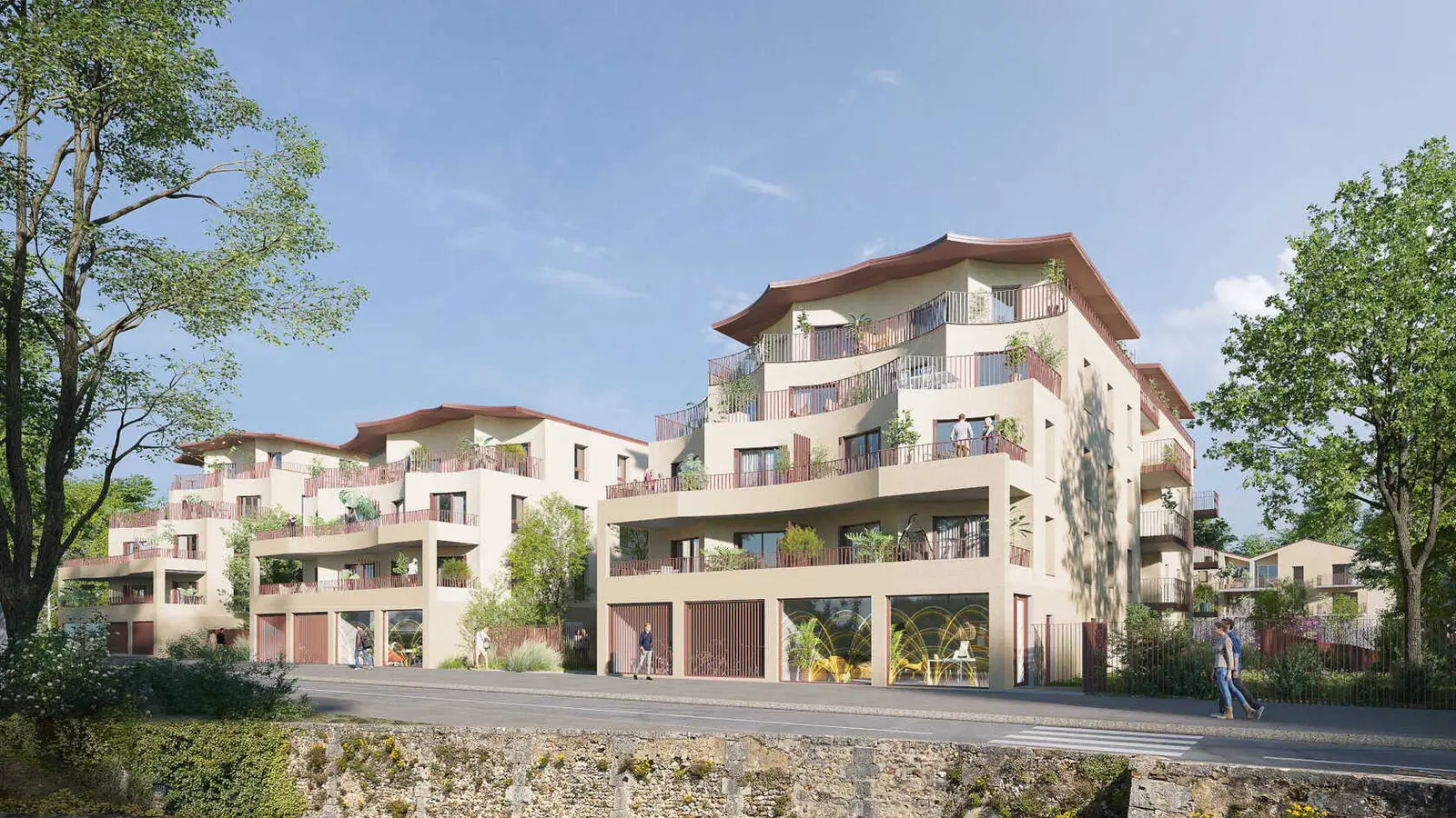 Les reflets de l'Eure, development visual in CHARTRES