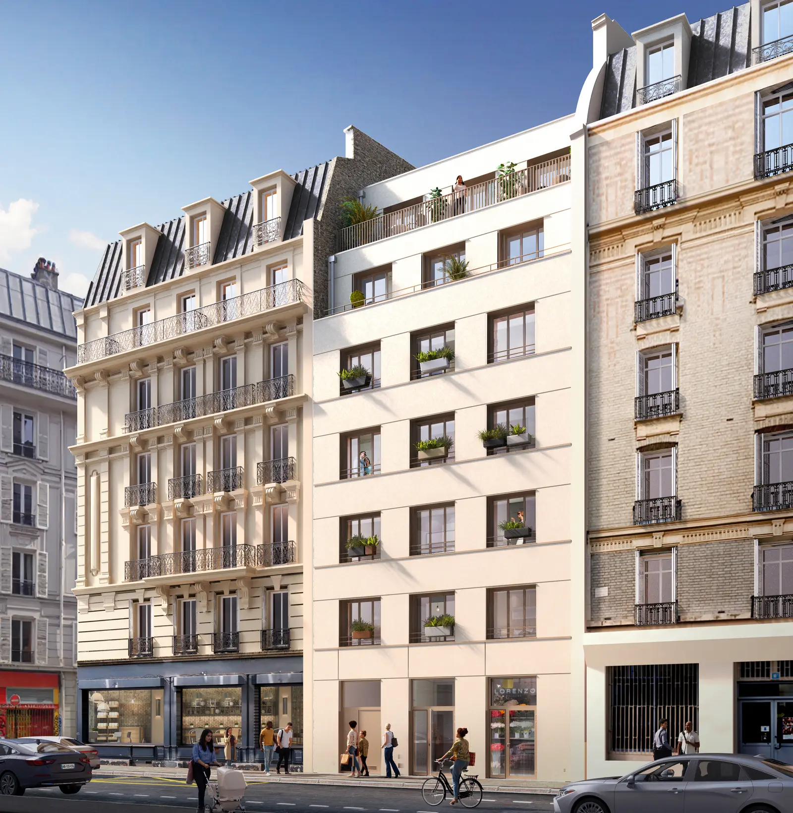 Les Rives de Meaux, development visual in Paris