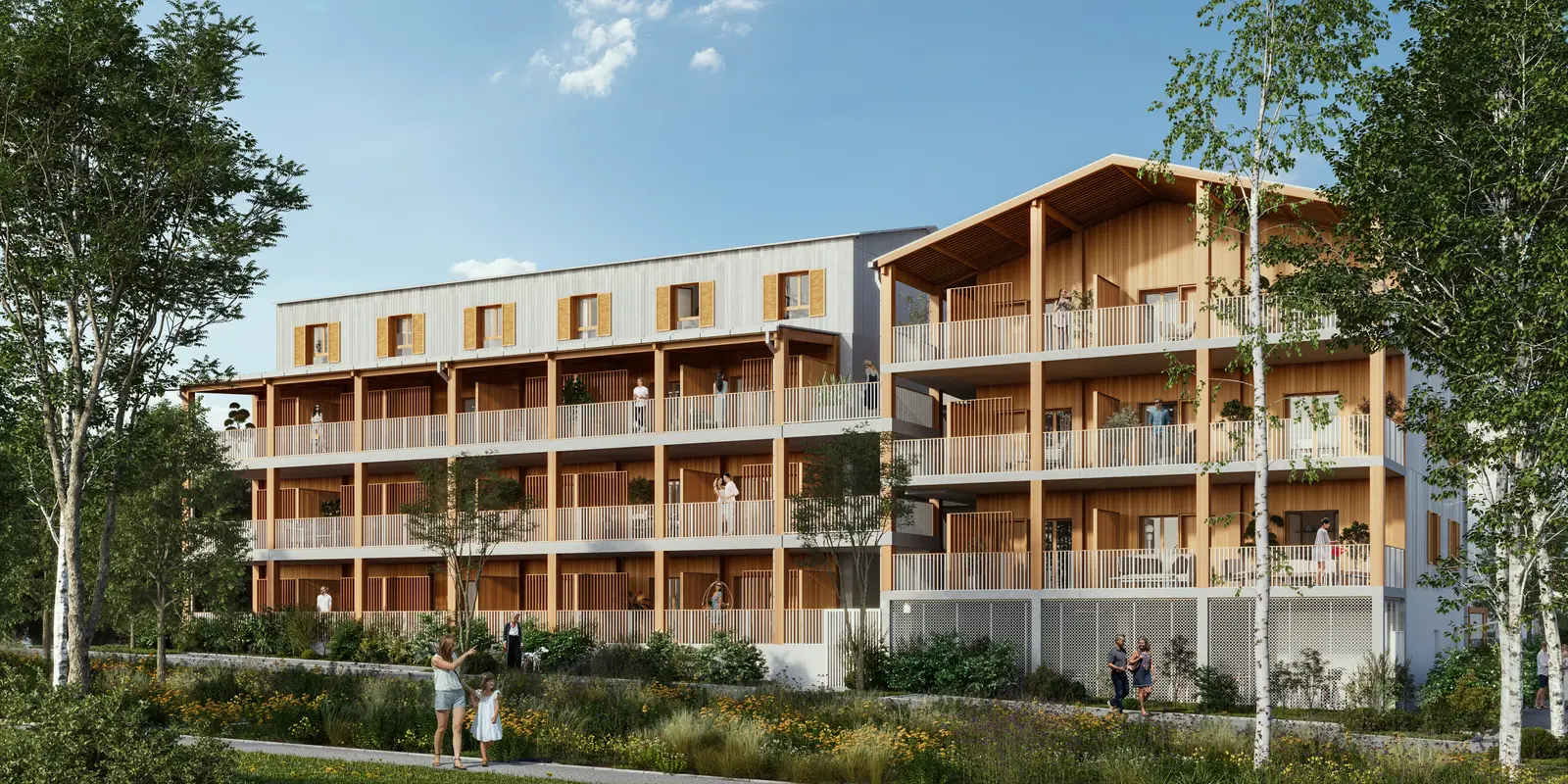 LES SARMENTS à Gagnac-sur-Garonne — vue du programme neuf