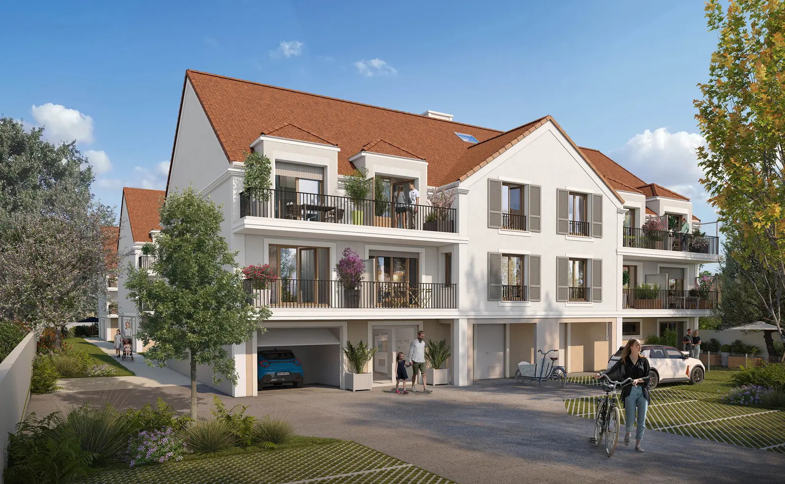 LES SEIGNEURIES à Baillet-en-France — vue du programme neuf