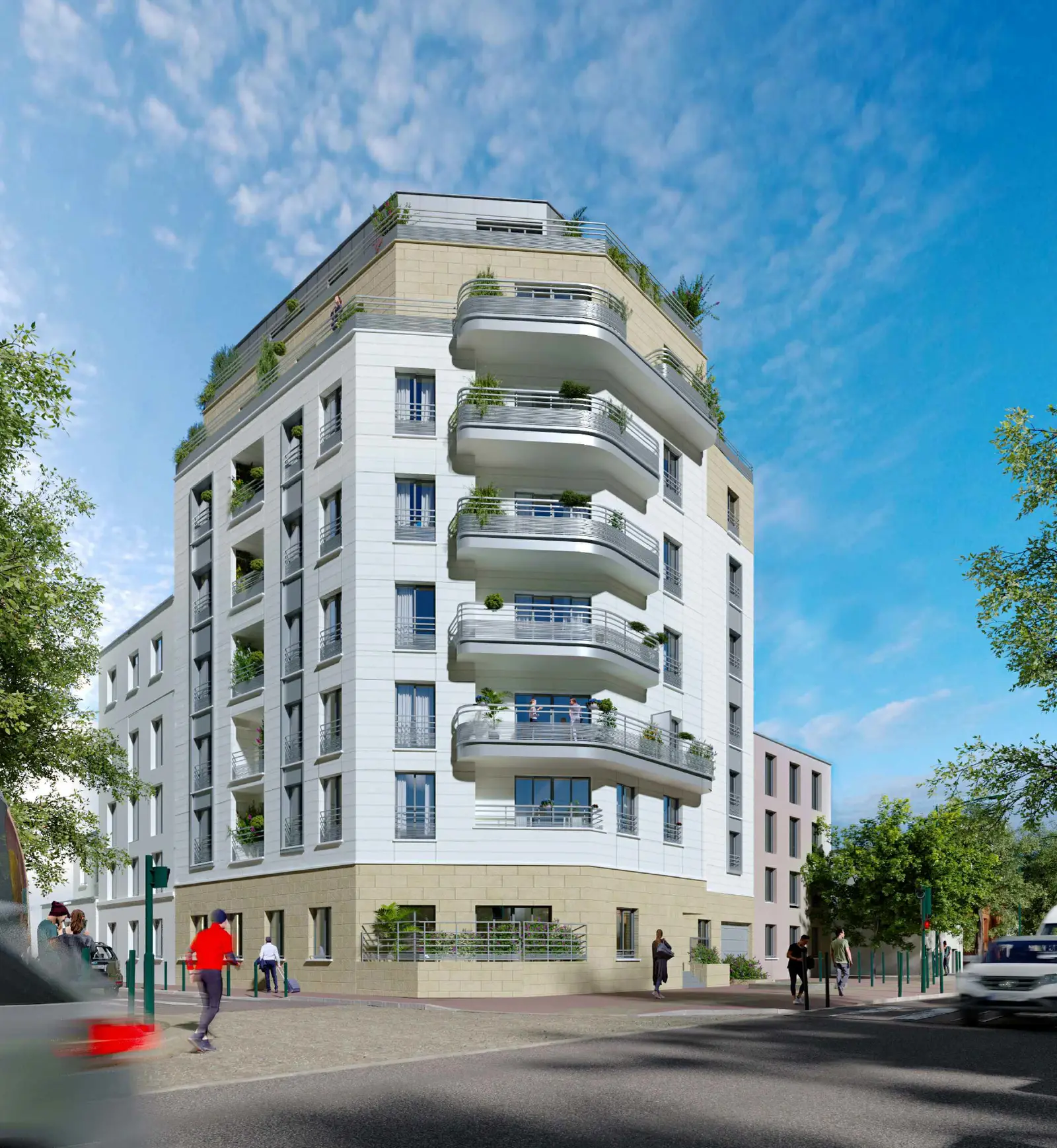 Les Terrasses, Bild des Programms in Asnières-sur-Seine