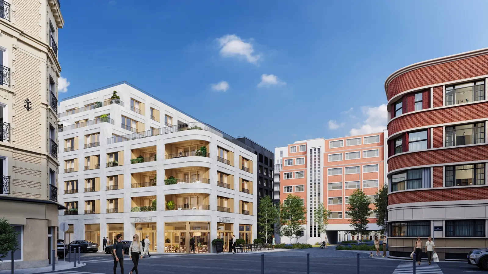 Les Terrasses Championnet, development visual in Paris