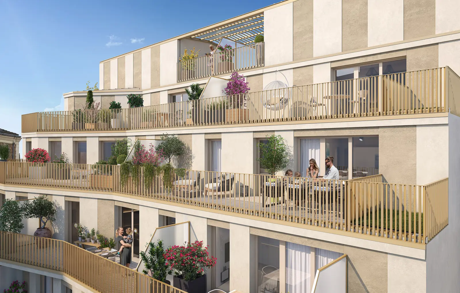 Les Terrasses de Gentilly (94) — vue du programme neuf