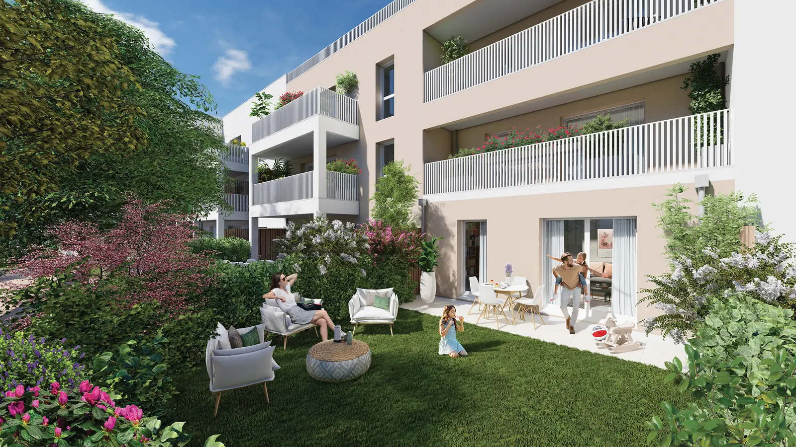 Les Terrasses de l’Hautil à Jouy-le-Moutier — vue du programme neuf
