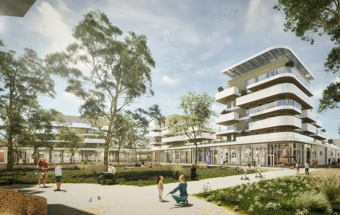 Les Terrasses du Parc, development visual in Dunkerque