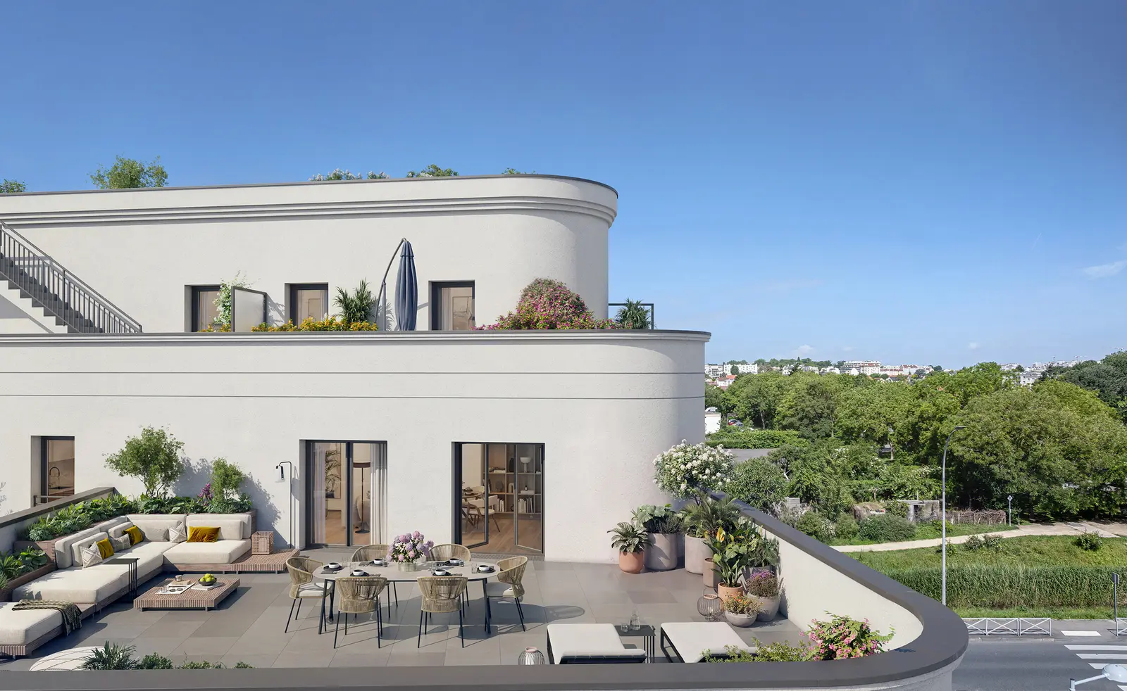 Les Terrasses Flouquet, development visual in L'Haÿ-les-Roses
