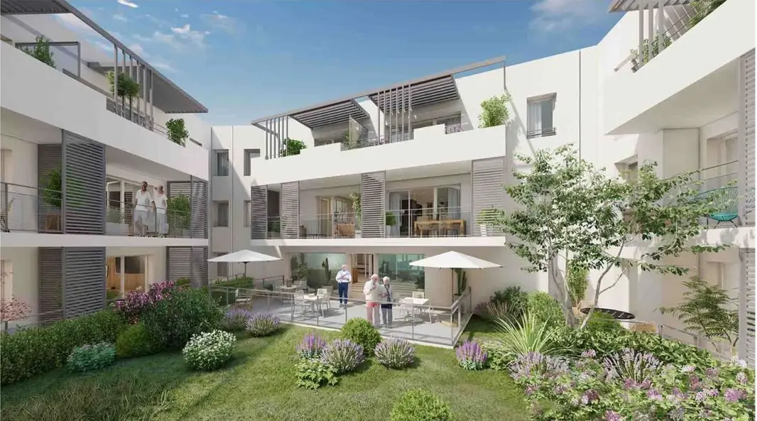 LES VILLAGES D'OR DE AGDE CHÊNES BLANCS — vue du programme neuf