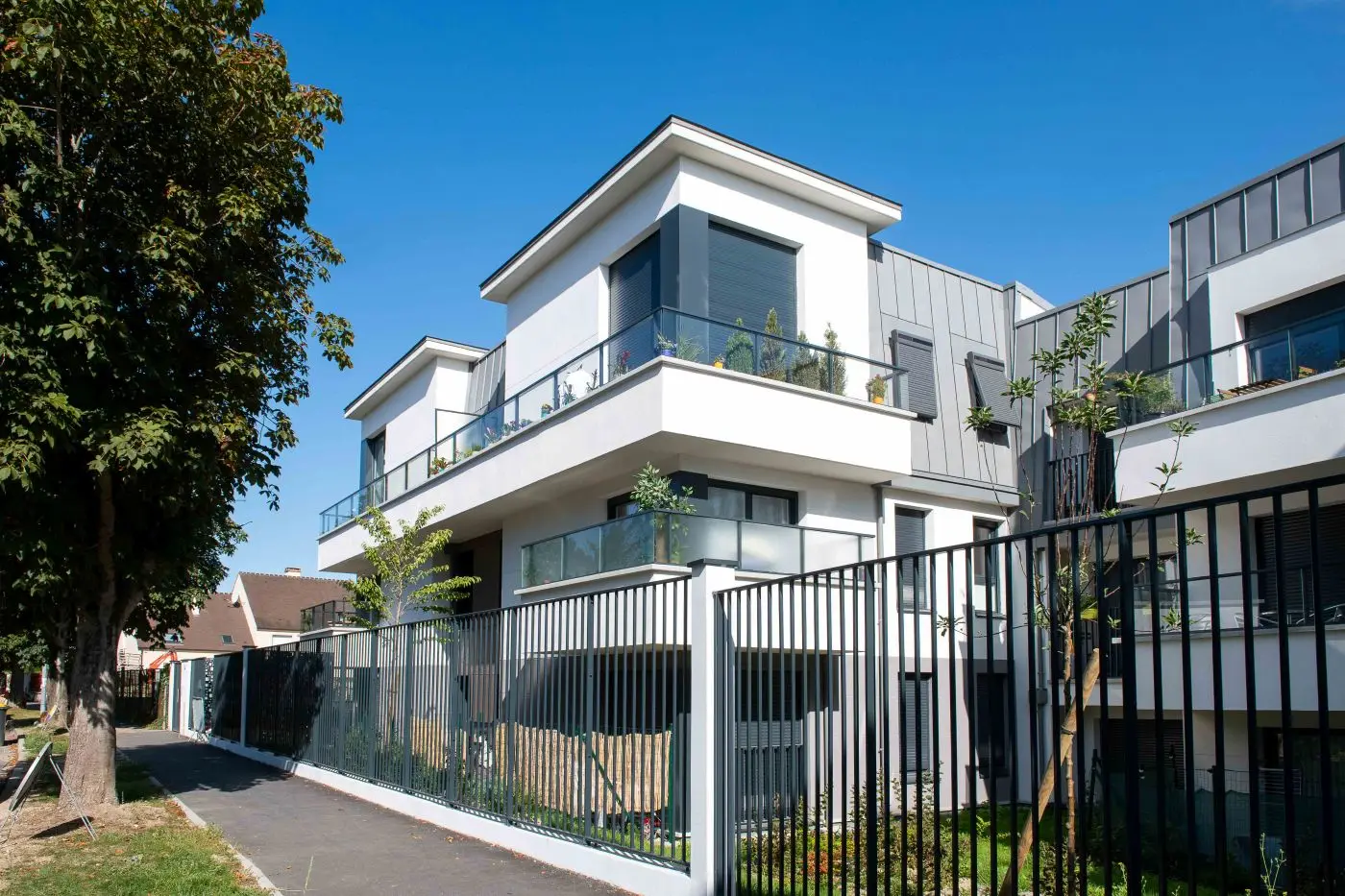 Les Villas du fort MS à Sucy-en-Brie — vue du programme neuf