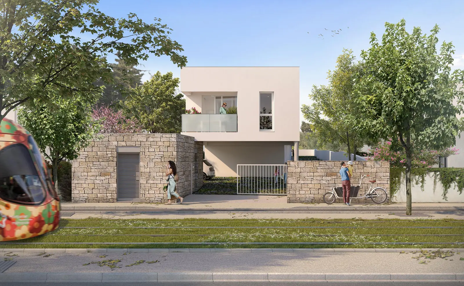 Les Villas du Lez à Castelnau-le-Lez — vue du programme neuf