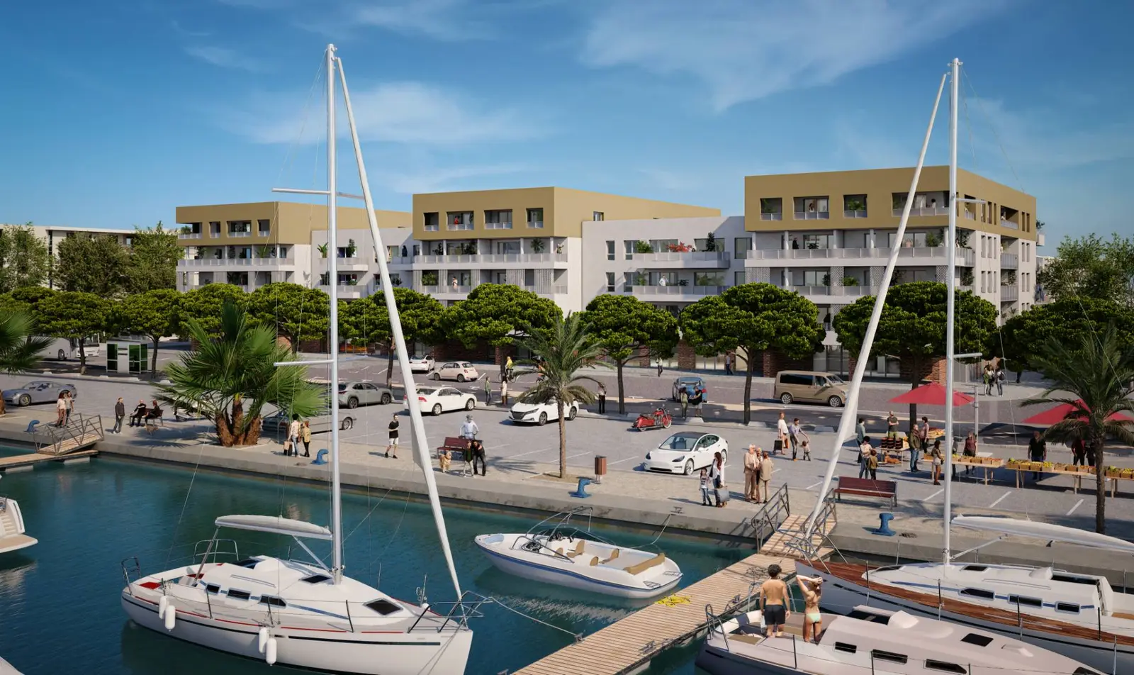 LES VOILES à Port-Saint-Louis-du-Rhône — vue du programme neuf