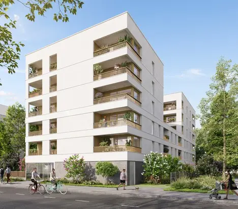 Lithéa - PH2 - Bat C, development visual in Nantes