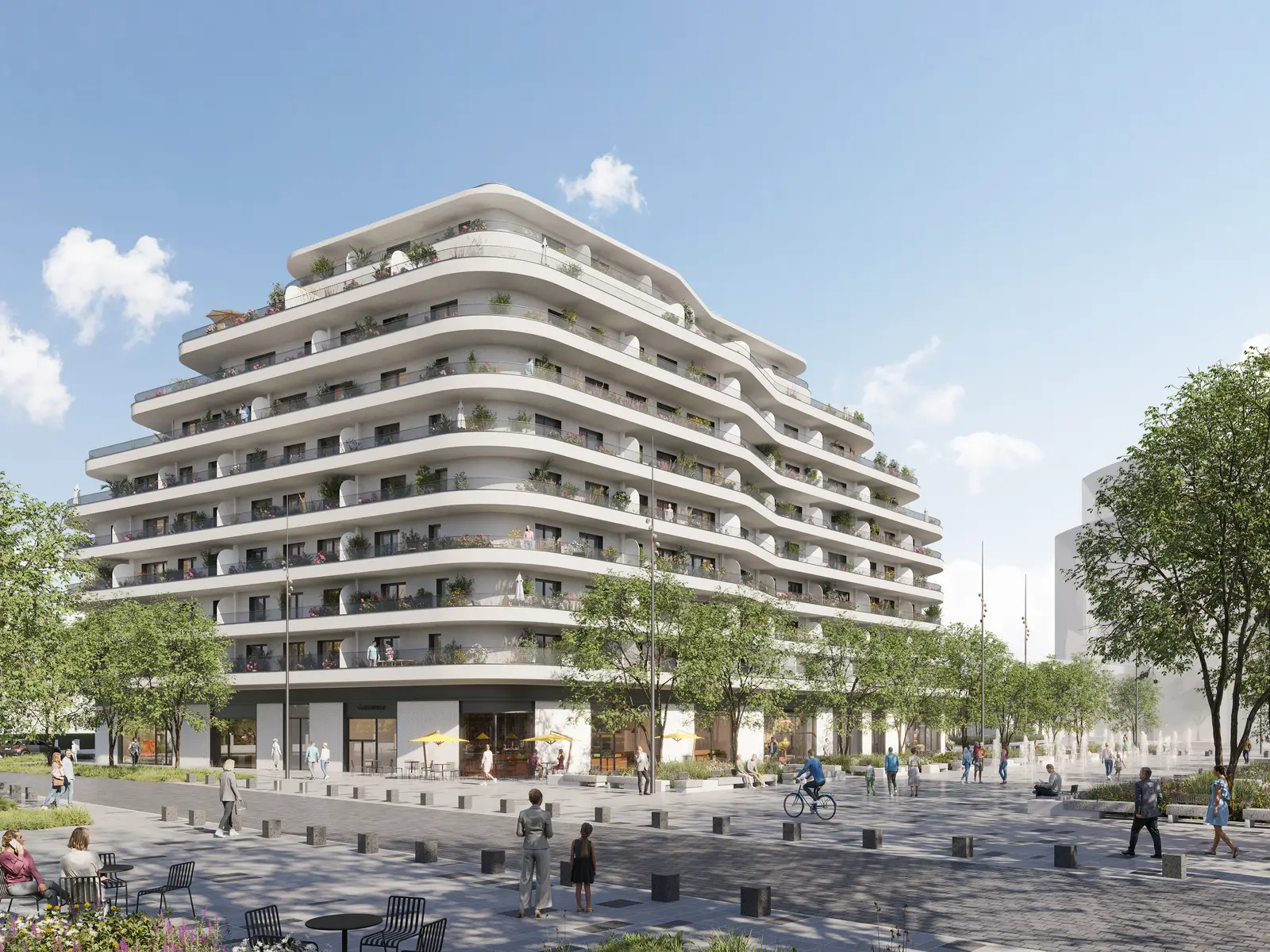Millerose à L'Haÿ-les-Roses — vue du programme neuf