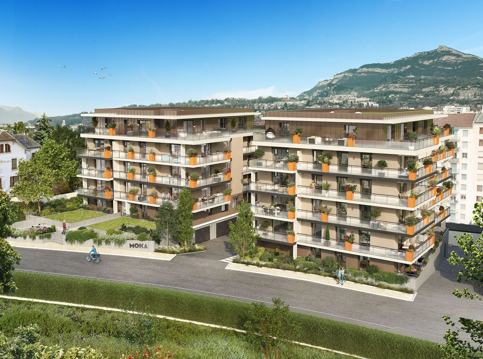 Moka à Chambéry — vue du programme neuf