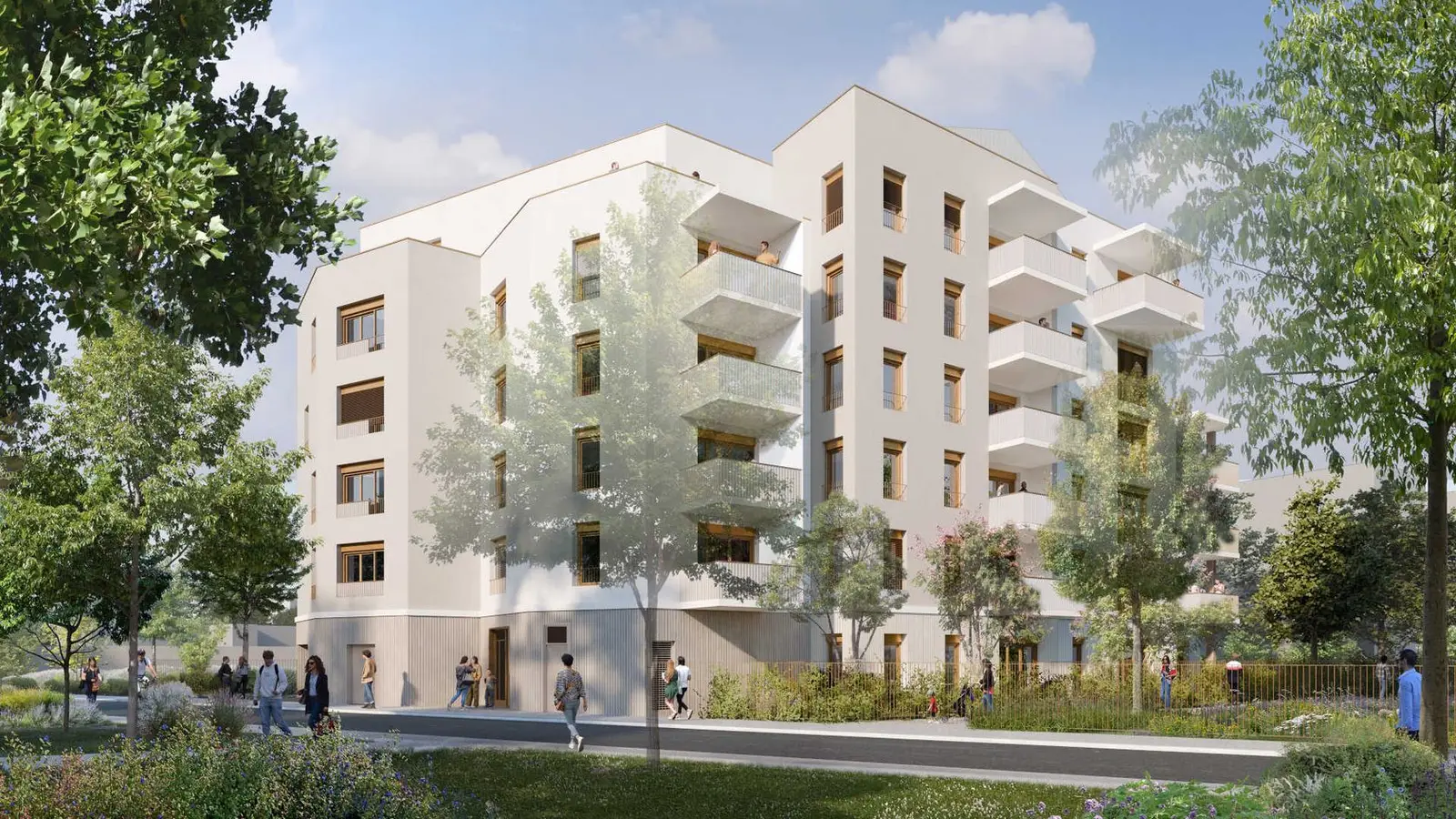 MONOPOLIS à VILLEURBANNE — vue du programme neuf