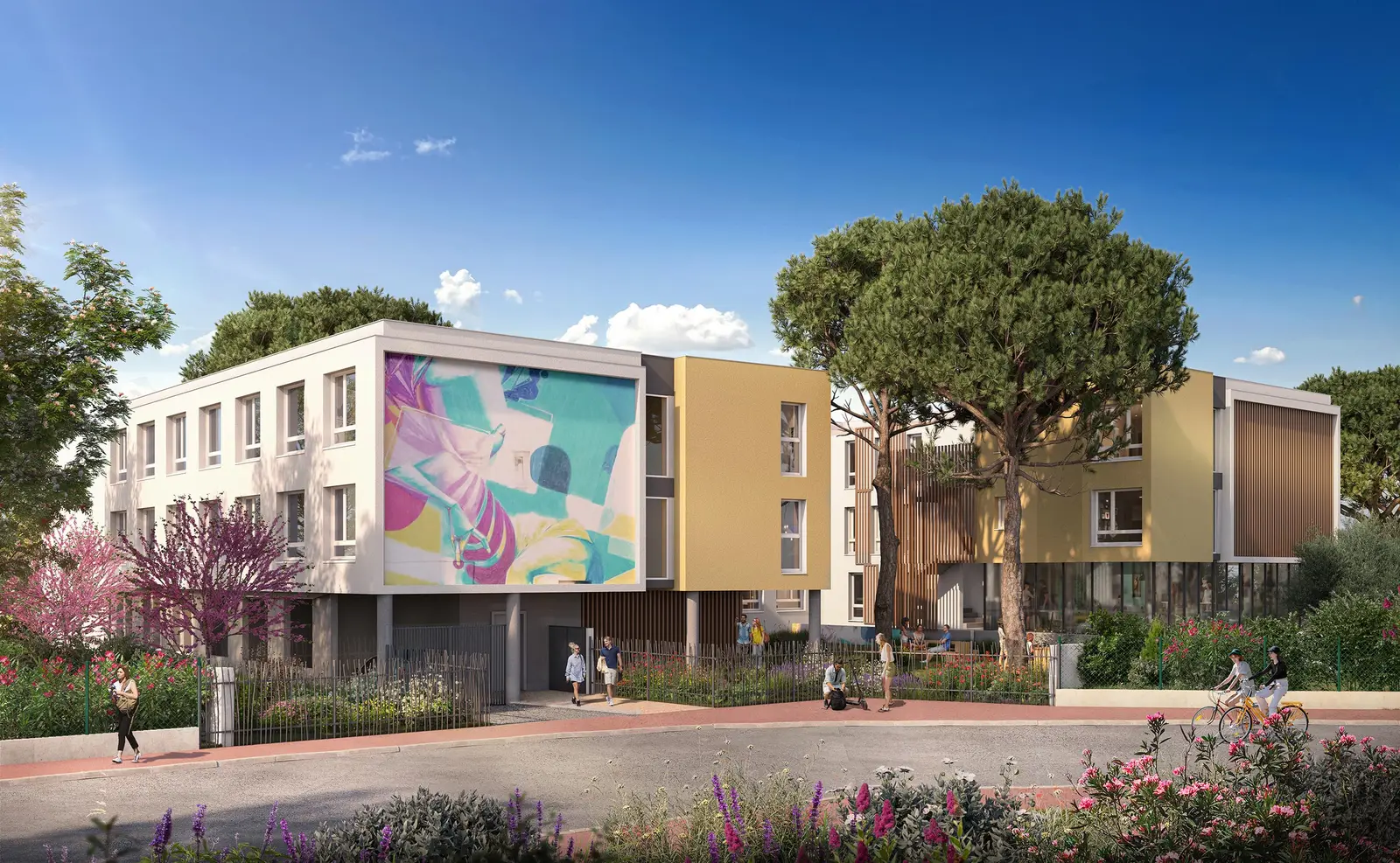 MONTPELLIER - Chauvet — vue du programme neuf