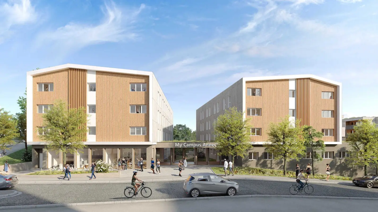 MY CAMPUS ANNECY — vue du programme neuf