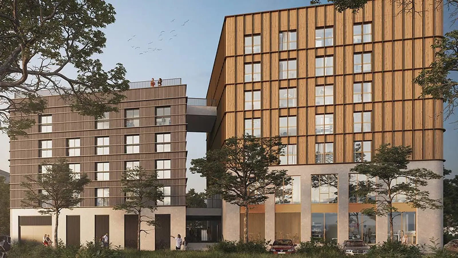 MY CAMPUS CHATEAUBRIAND à RENNES — vue du programme neuf