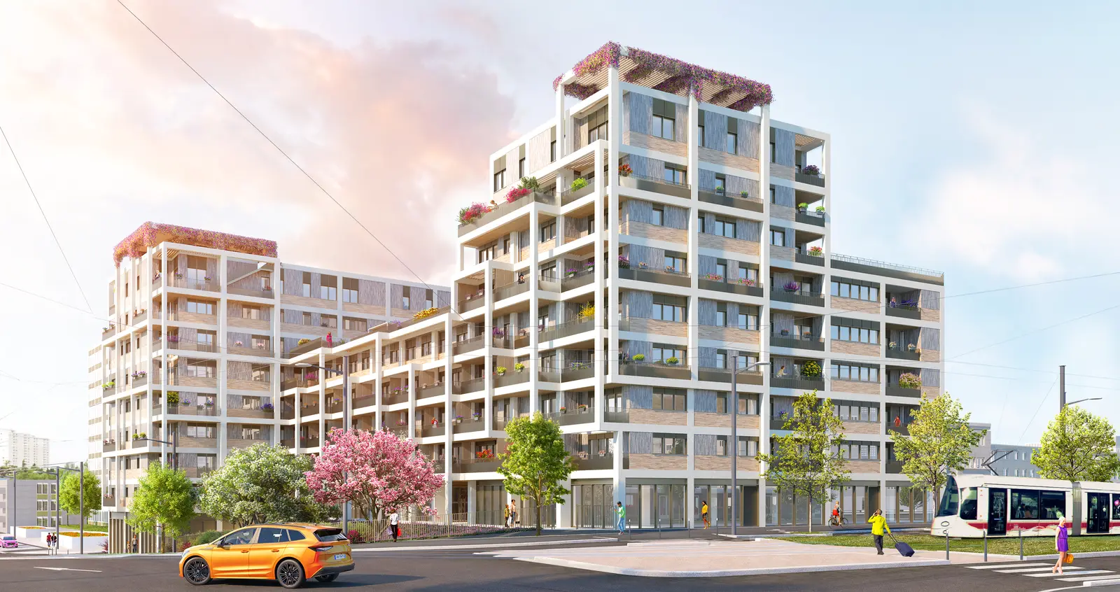 NEW TIME à Vénissieux — vue du programme neuf
