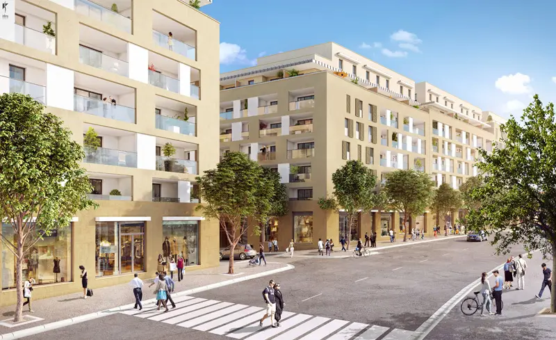 Nouvelles Scènes -MS à Aix-en-Provence — vue du programme neuf
