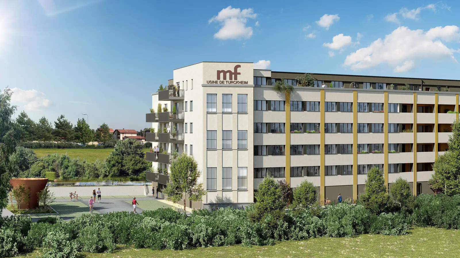 NOVEL à Turckheim — vue du programme neuf